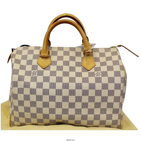 louis vuitton damier azur speedy|louis vuitton speedy 30 crossbody.